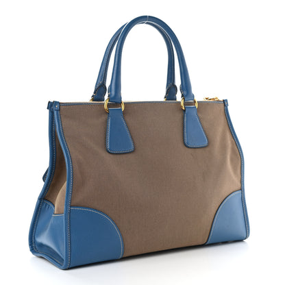 Prada Jacquard Logo Tote Azzurro 5 of 22