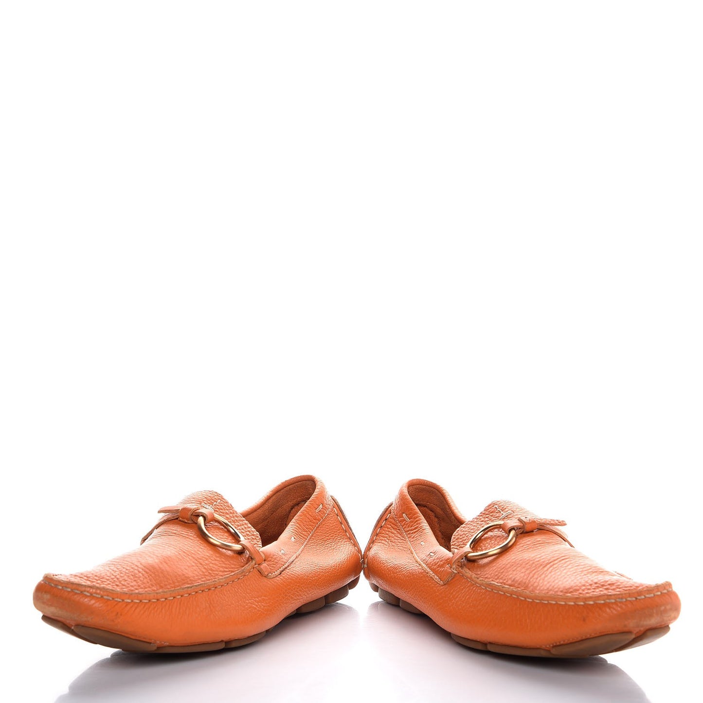 Vitello Daino Loafers 40 Papaya