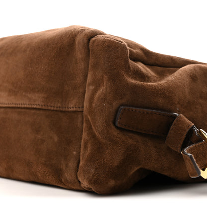 Prada Suede Large Explore Shoulder Bag Cocoa Brown 19 of 23