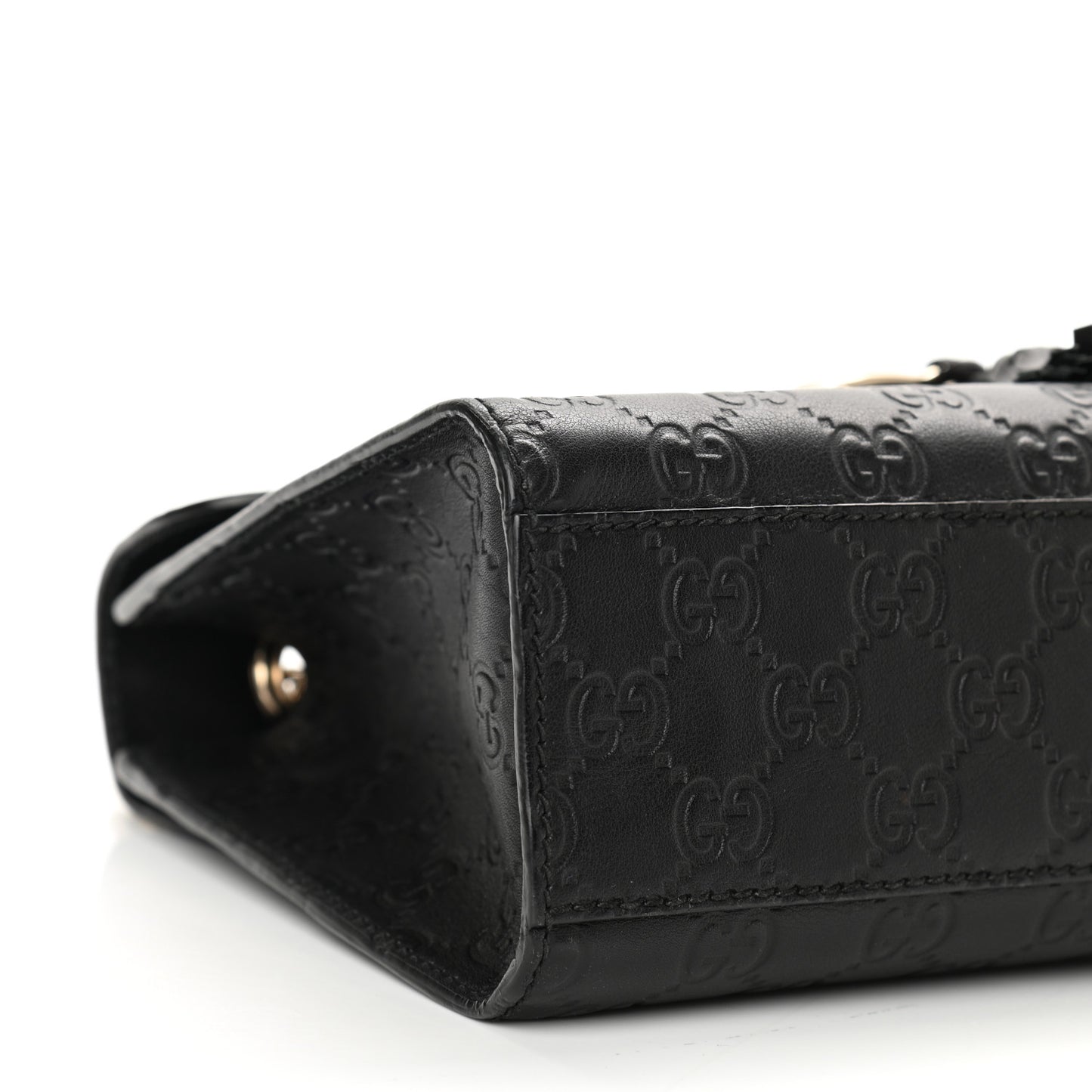 Microguccissima Medium Emily Chain Shoulder Bag Black