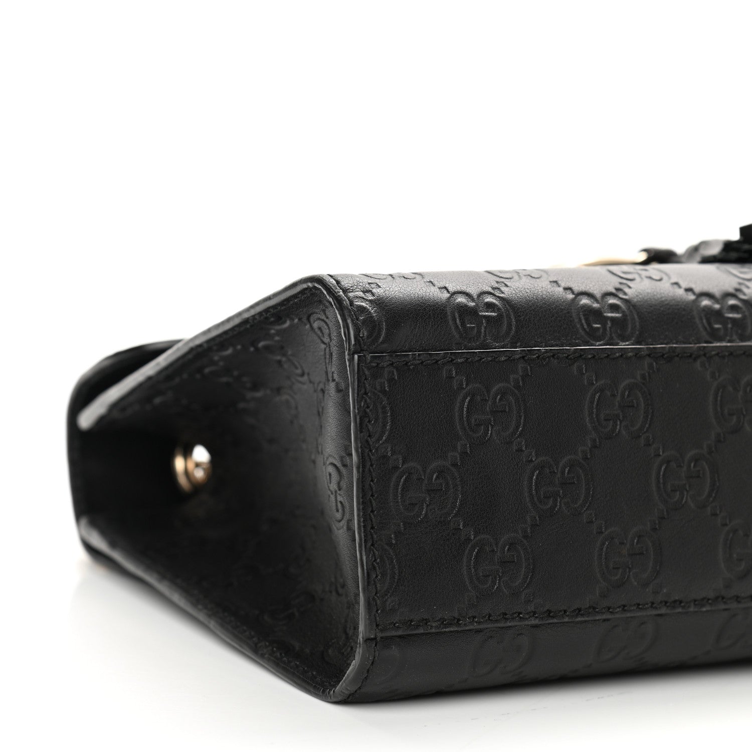 Gucci Microguccissima Medium Emily Chain Shoulder Bag Black 8 of 10