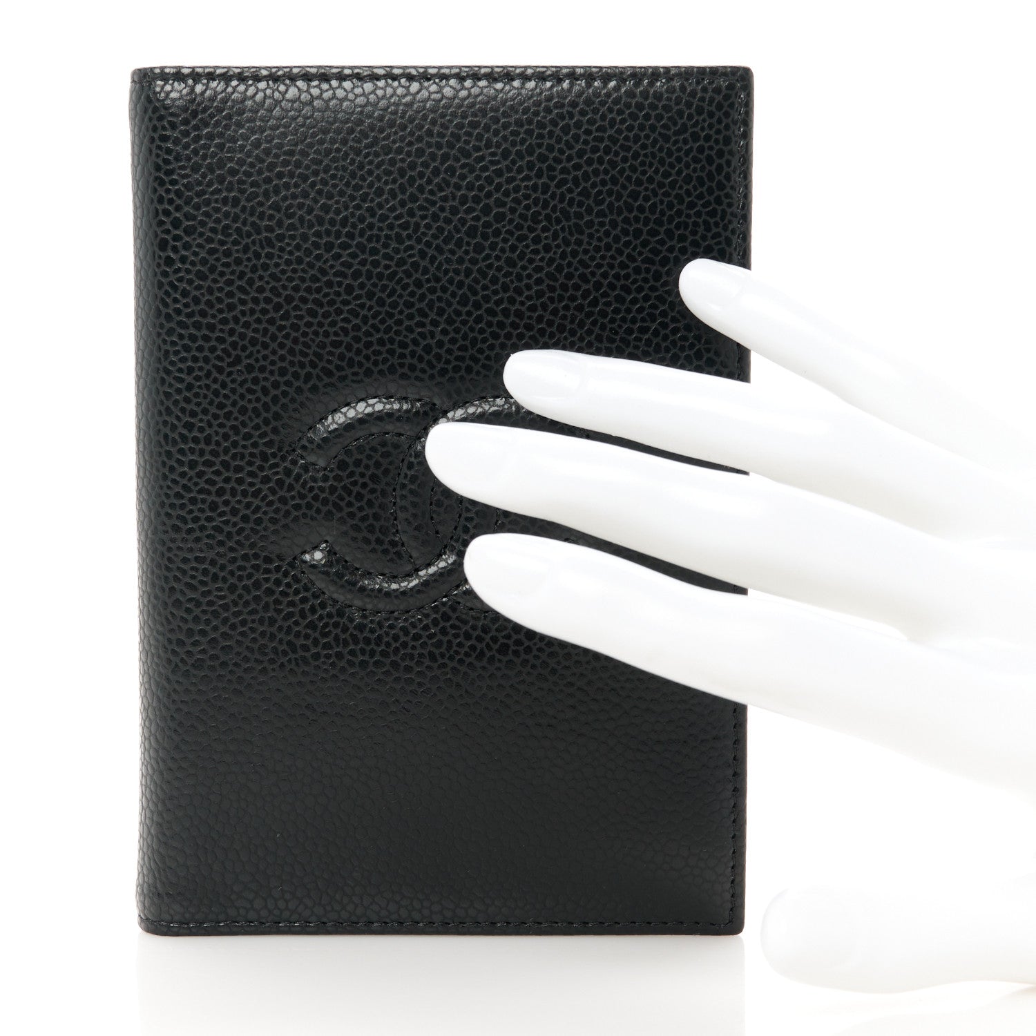Chanel Caviar Timeless Passport Holder Black 2 of 9