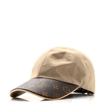 Louis Vuitton Monogram Polyester Silk LV Get Ready Cap M Beige 1 of 9