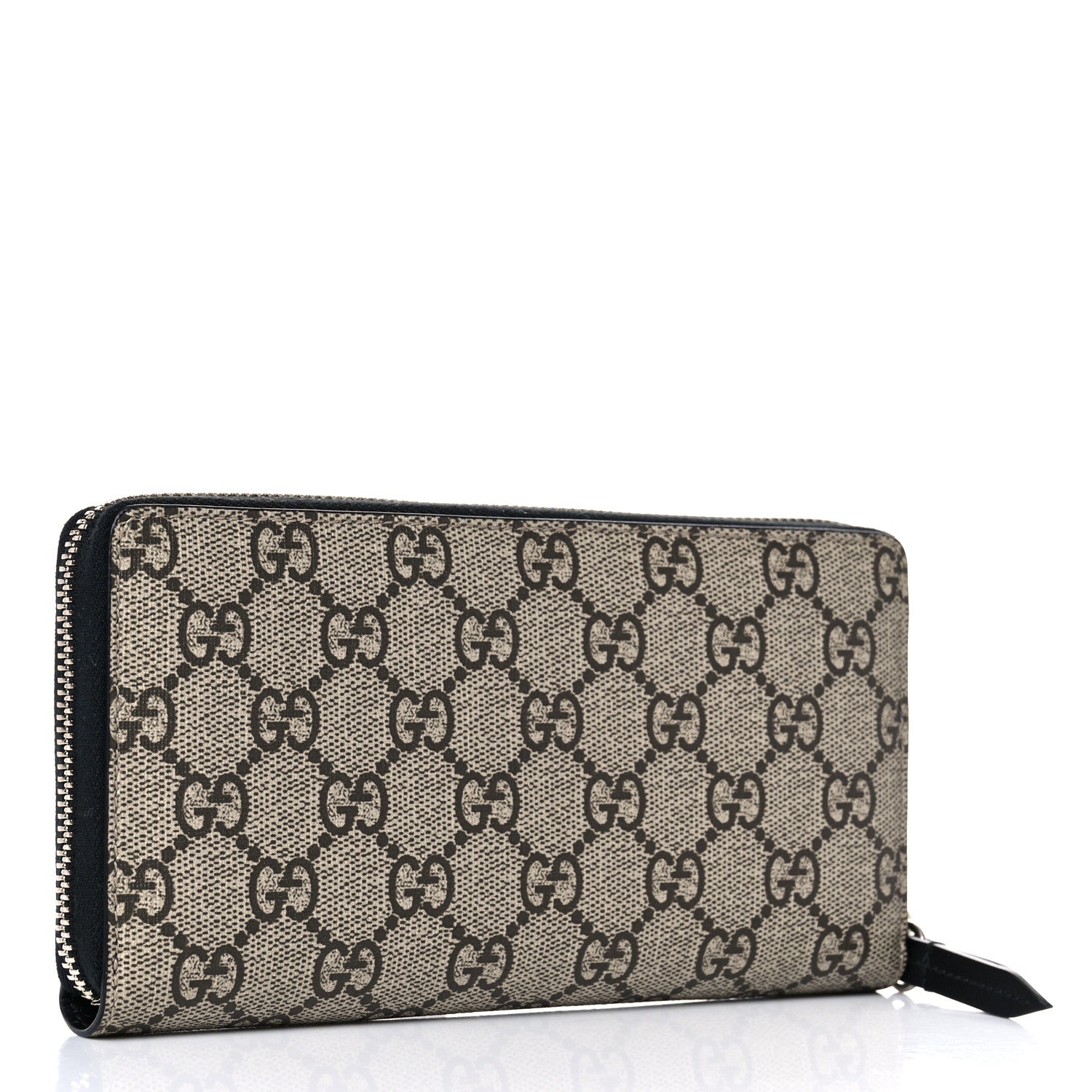 Gucci GG Supreme Monogram Tiger Zip Around Wallet 3 of 9