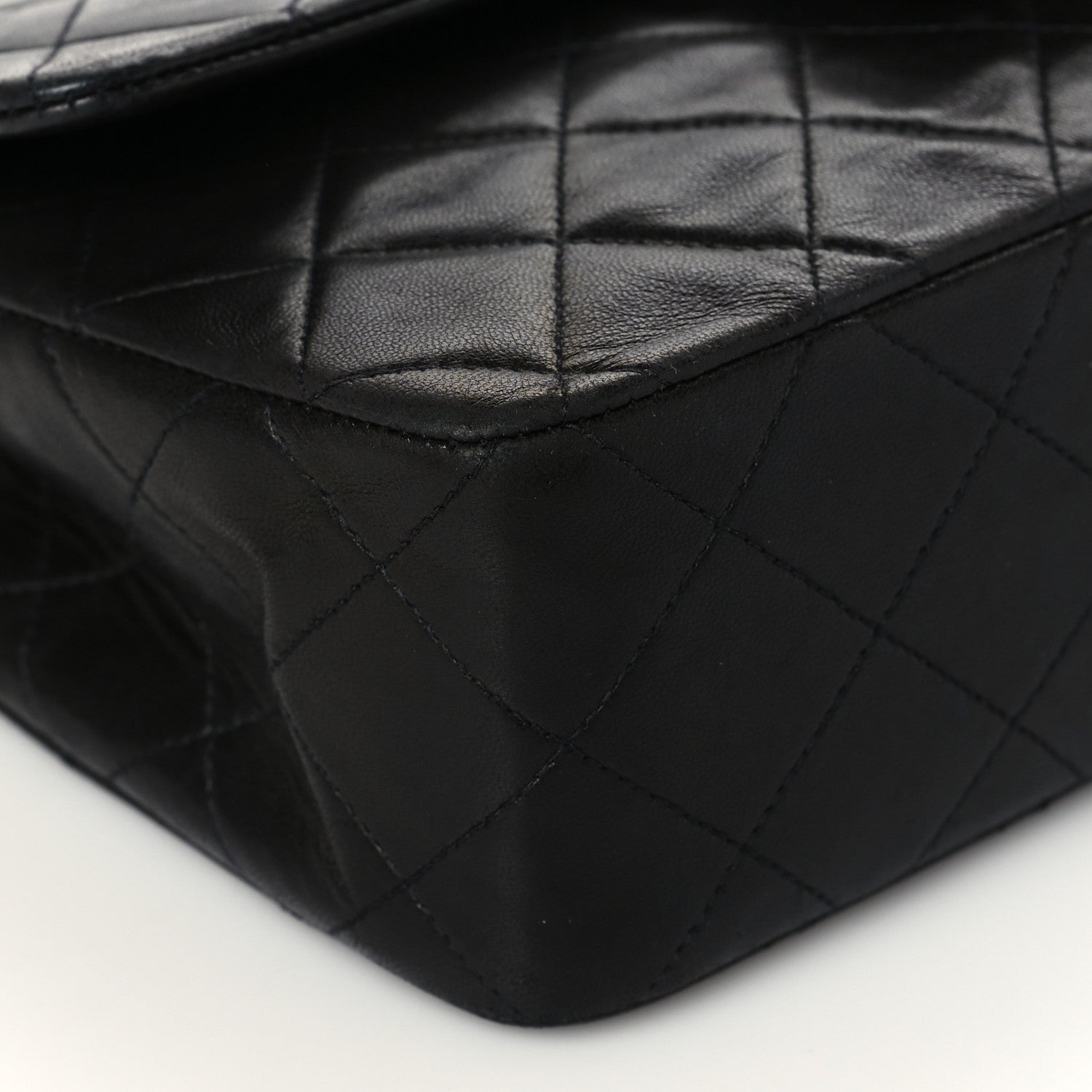 Chanel Lambskin Quilted Small Double Flap Black 9 of 10