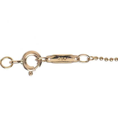 Tiffany 18K Yellow Gold Diamond Crown Key Pendant Necklace 6 of 7