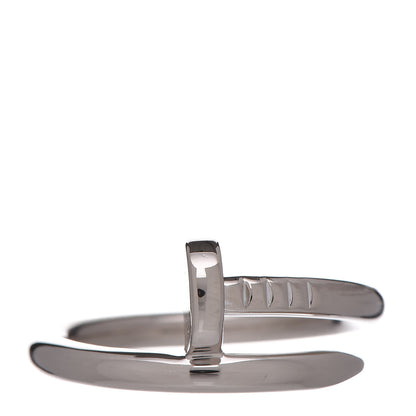 Cartier 18K White Gold Juste Un Clou Ring 56 7.5 1 of 6