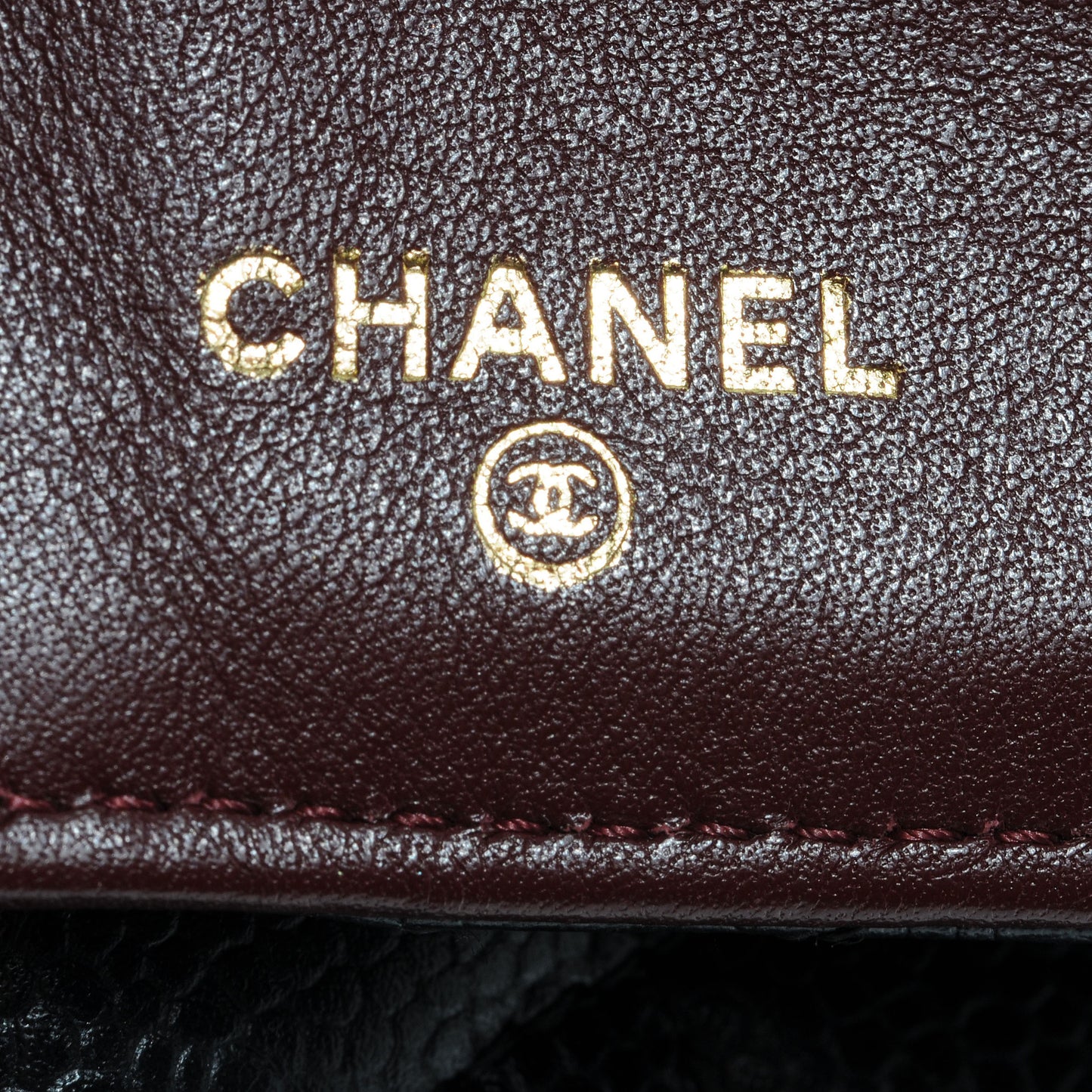 Caviar Quilted Long Flap Wallet Black