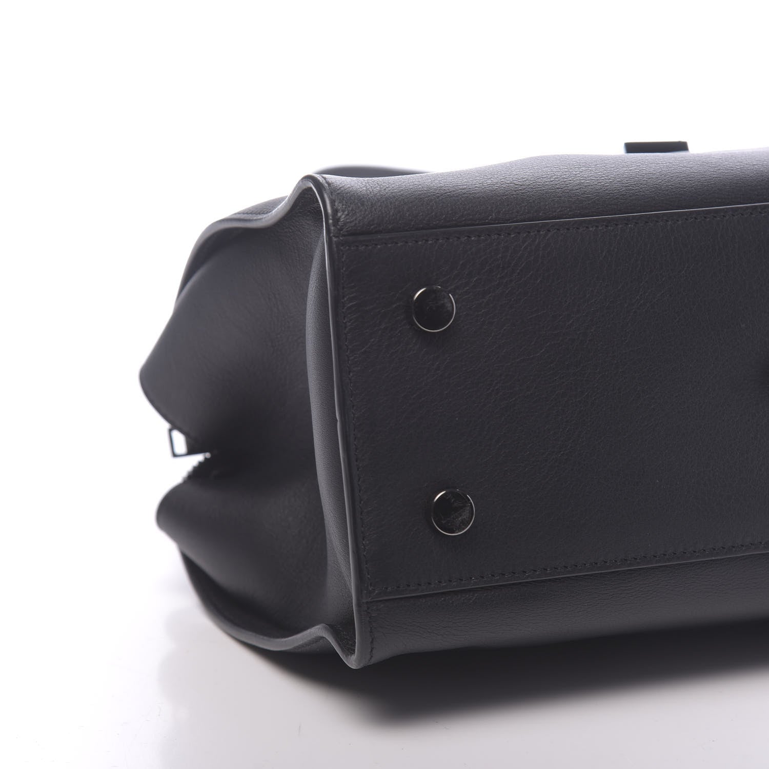 Saint Laurent Calfskin Monogram Baby Downtown Cabas Black 8 of 9