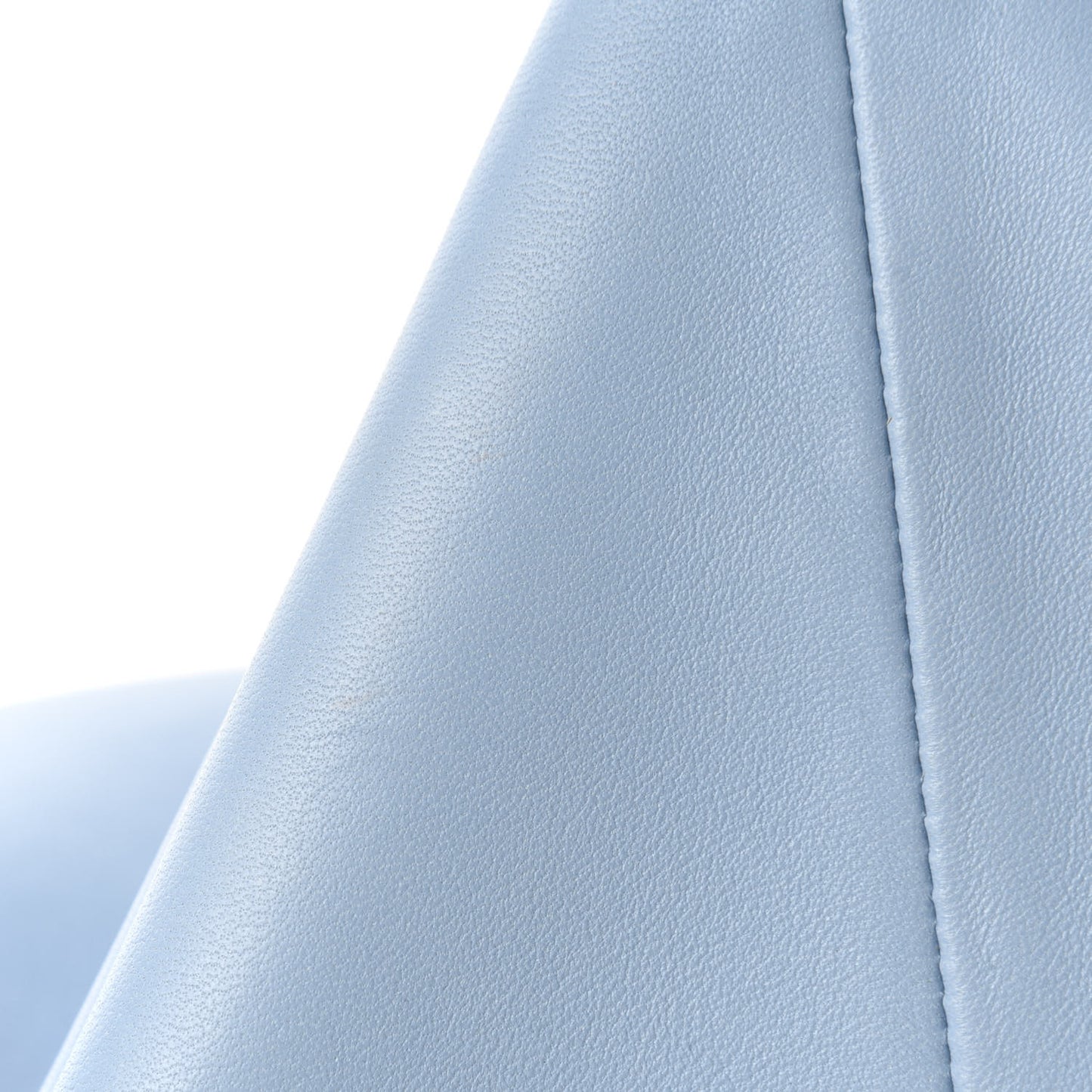 Lambskin BV Trine Clutch Ice