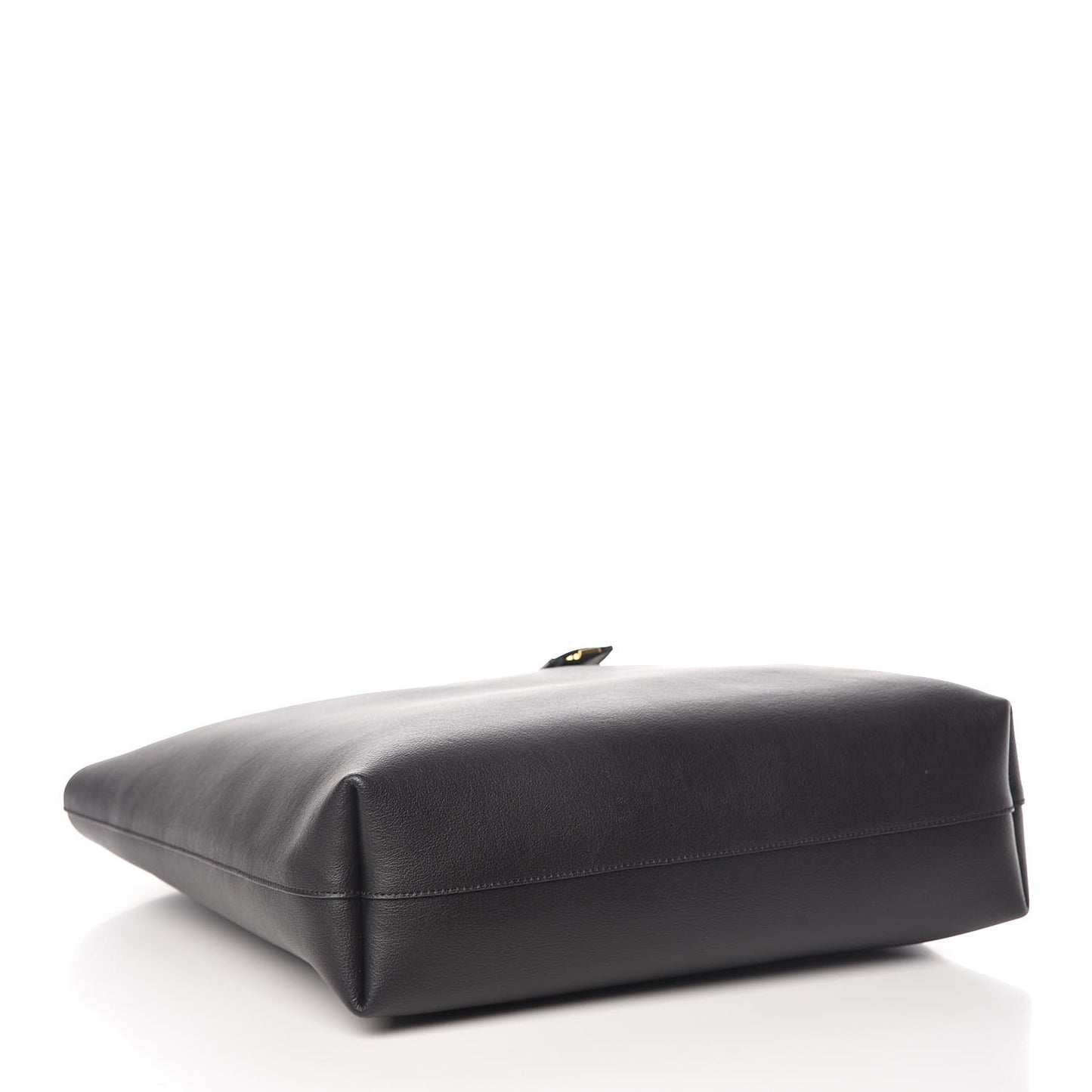 Calfskin Medium Shopping Tote Black