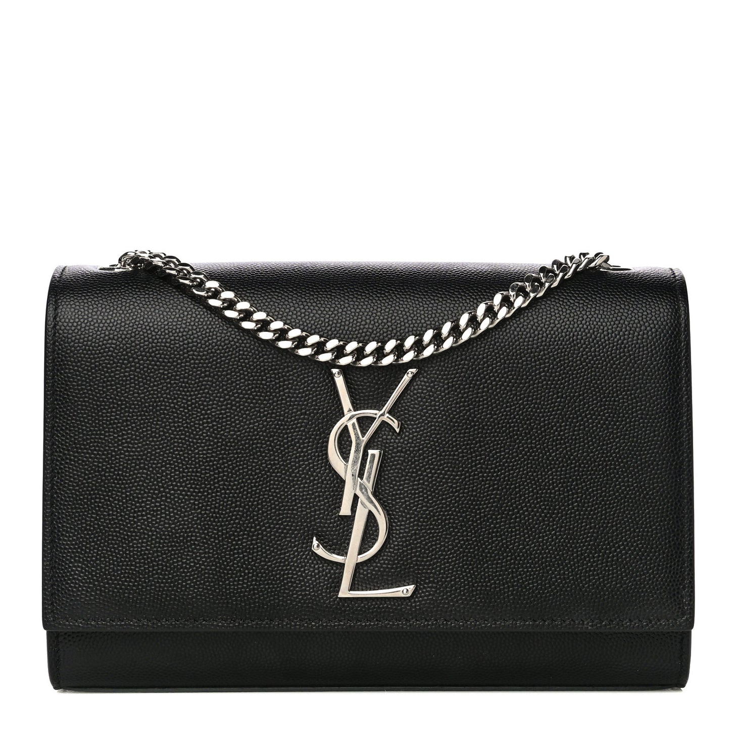 Grain De Poudre Small Monogram Kate Satchel Black