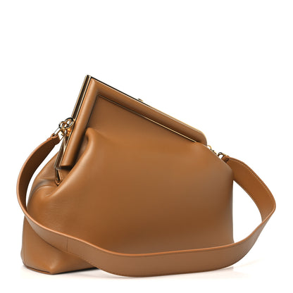 Fendi Shiny Nappa Medium Fendi First Caramello 3 of 10
