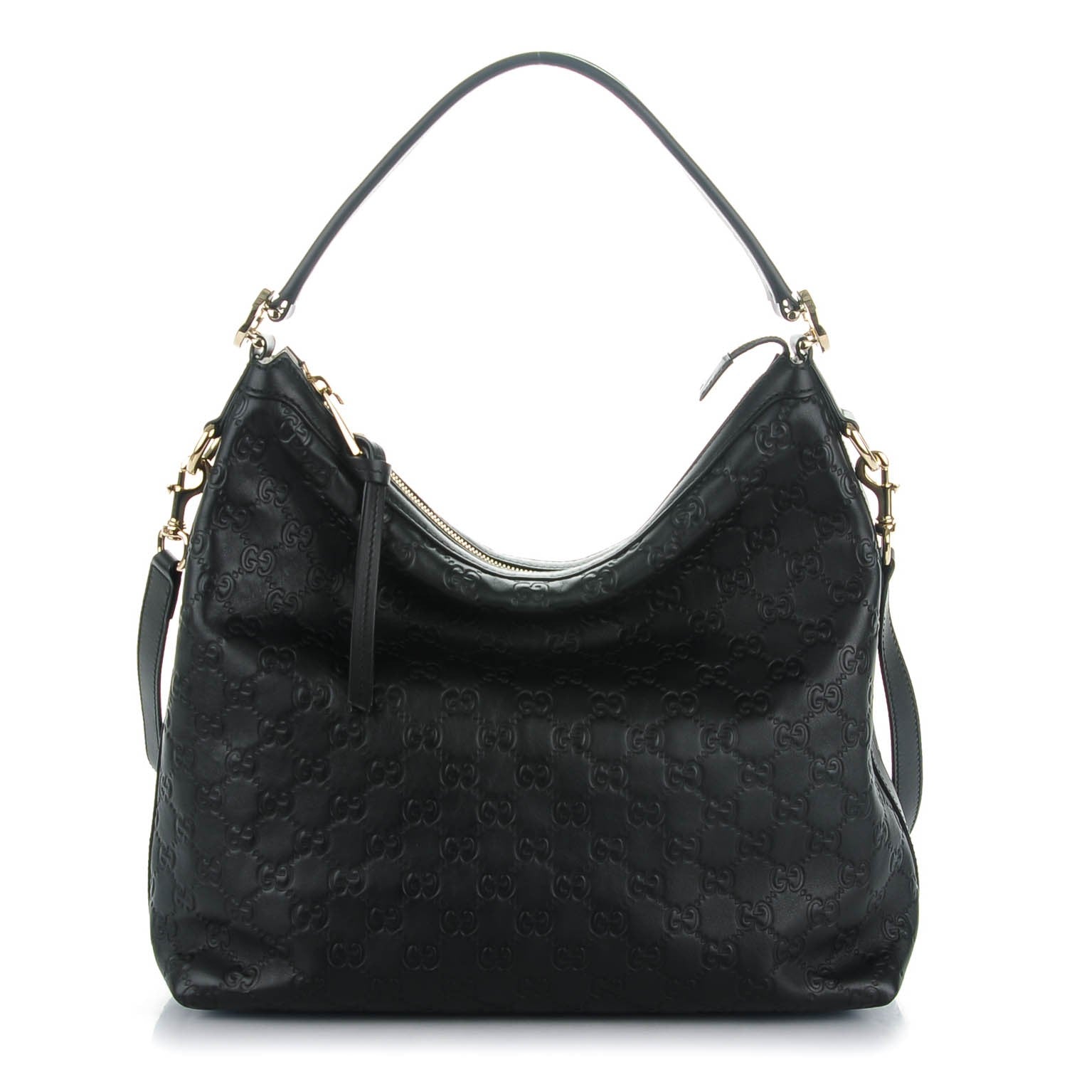 Gucci Guccissima Small Miss GG Hobo Black 1 of 7