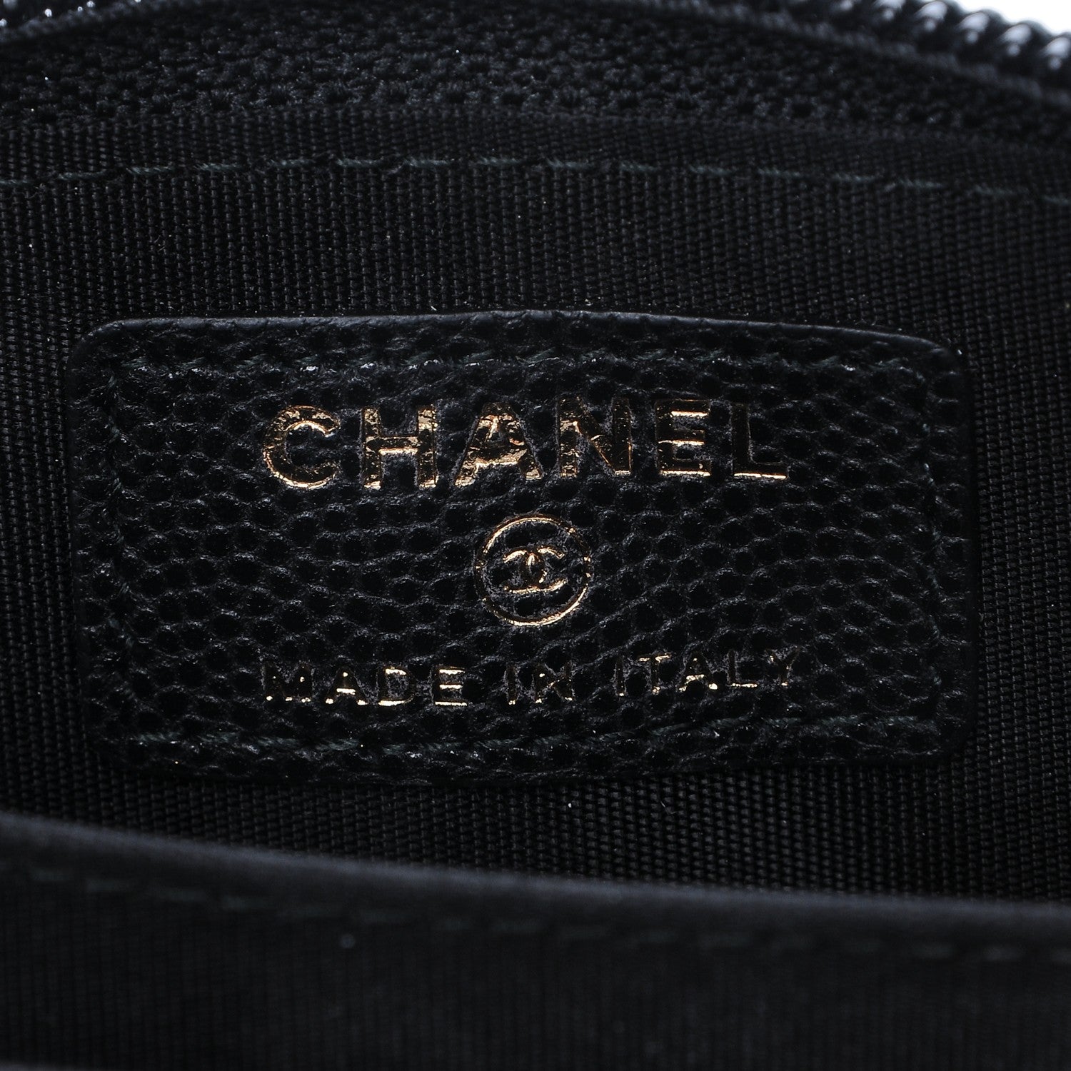 Chanel Caviar Quilted Boy Zip Around Coin Purse Wallet Black 6 of 7