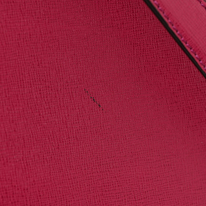 Fendi Vitello Elite Flamingo Regular 2Jours Tote Amarena 12 of 14