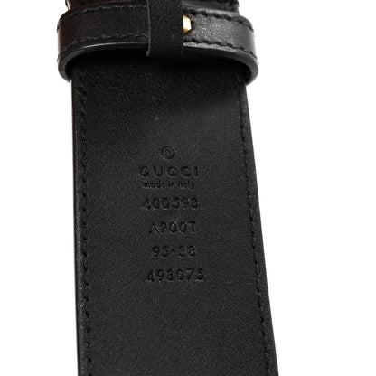 Gucci Calfskin Double G 40mm Belt 95 38 Black 5 of 5