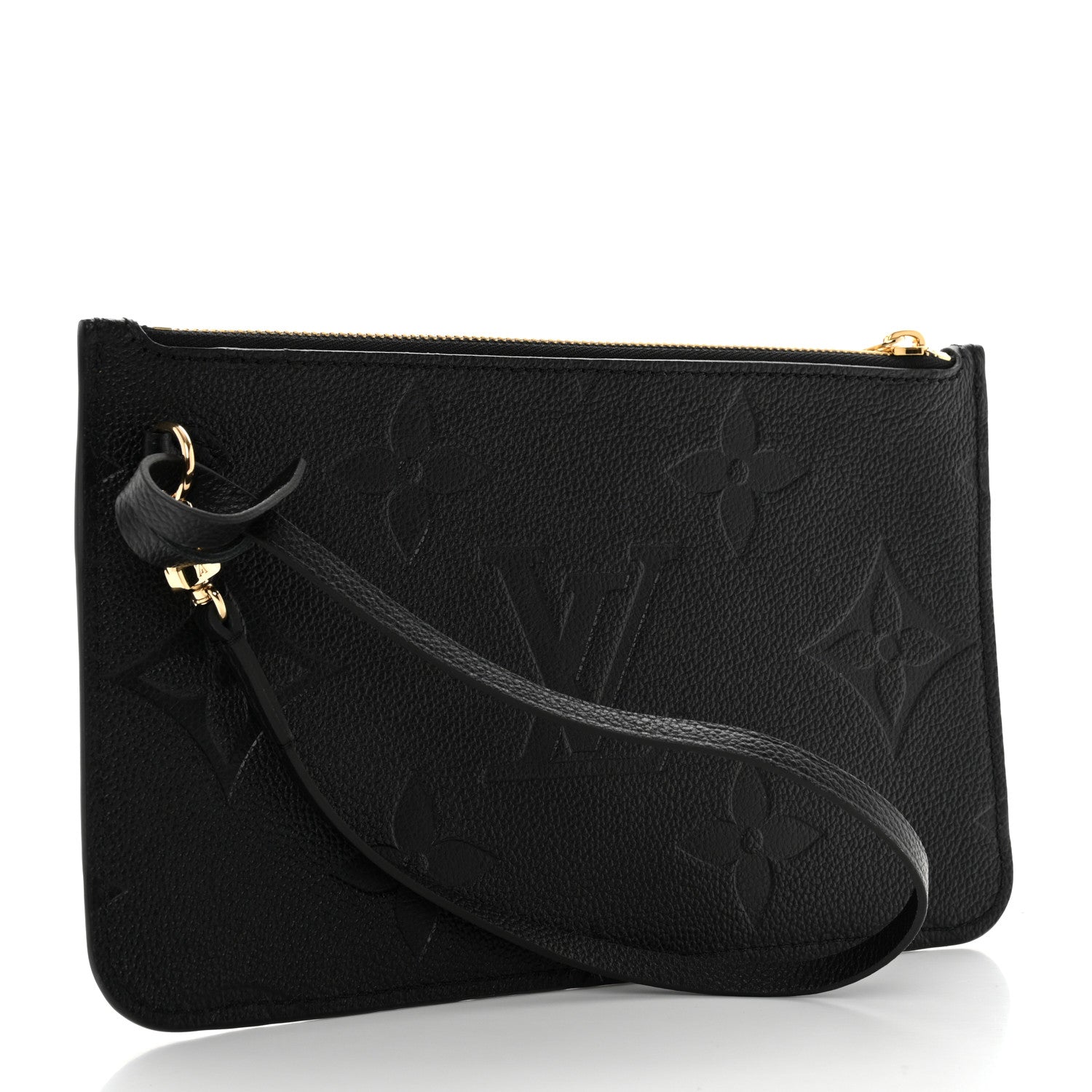 Louis Vuitton Empreinte Monogram Giant Neverfull MM Pochette Black 3 of 6