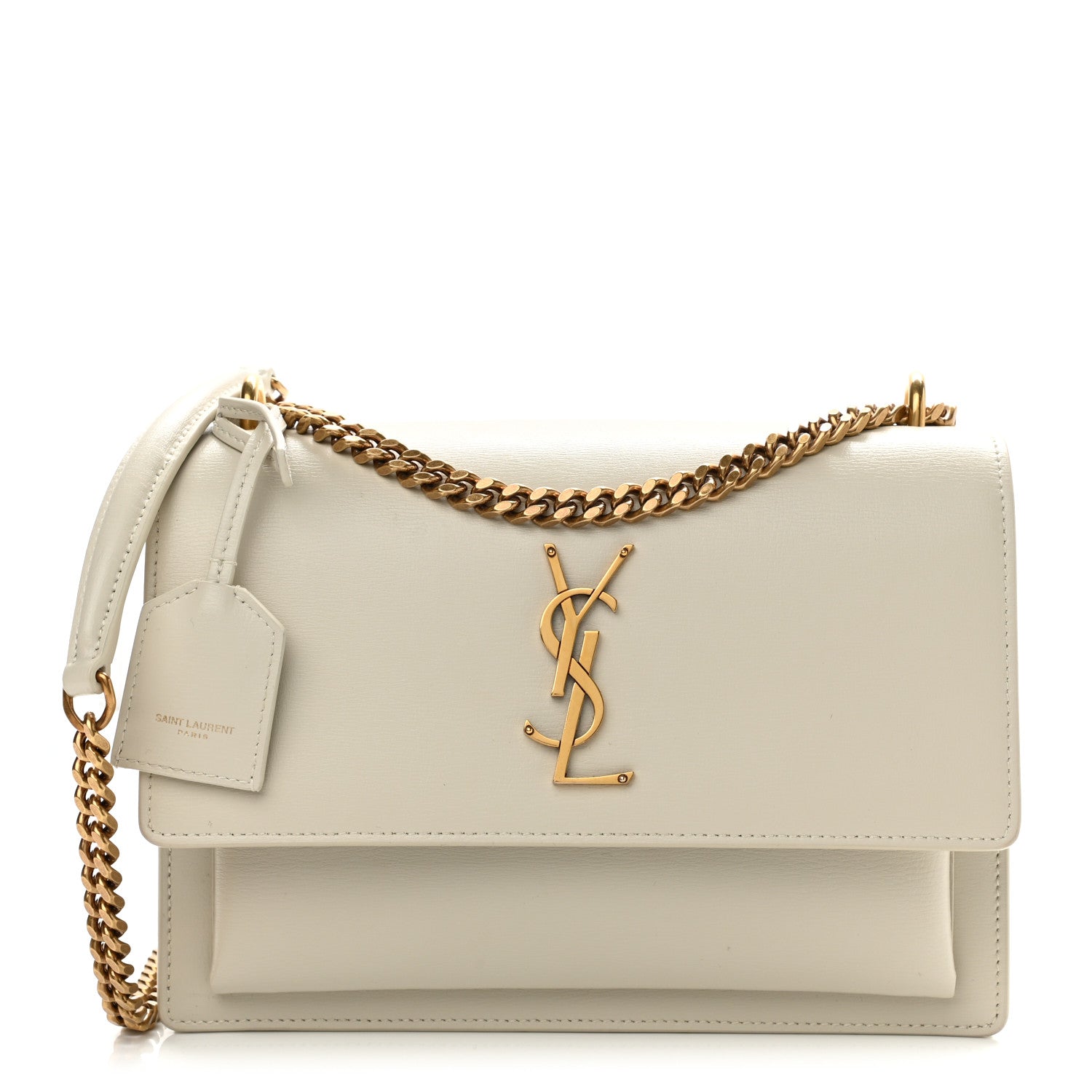 Saint Laurent Calfskin Medium Monogram Sunset Crema Soft 1 of 11