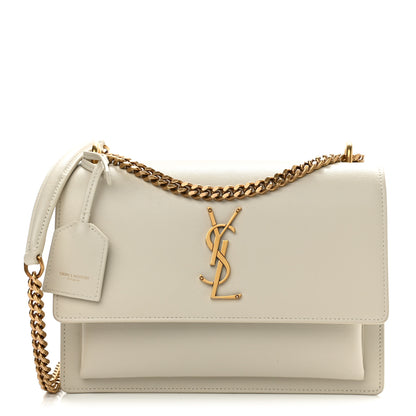 Saint Laurent Calfskin Medium Monogram Sunset Crema Soft 1 of 11