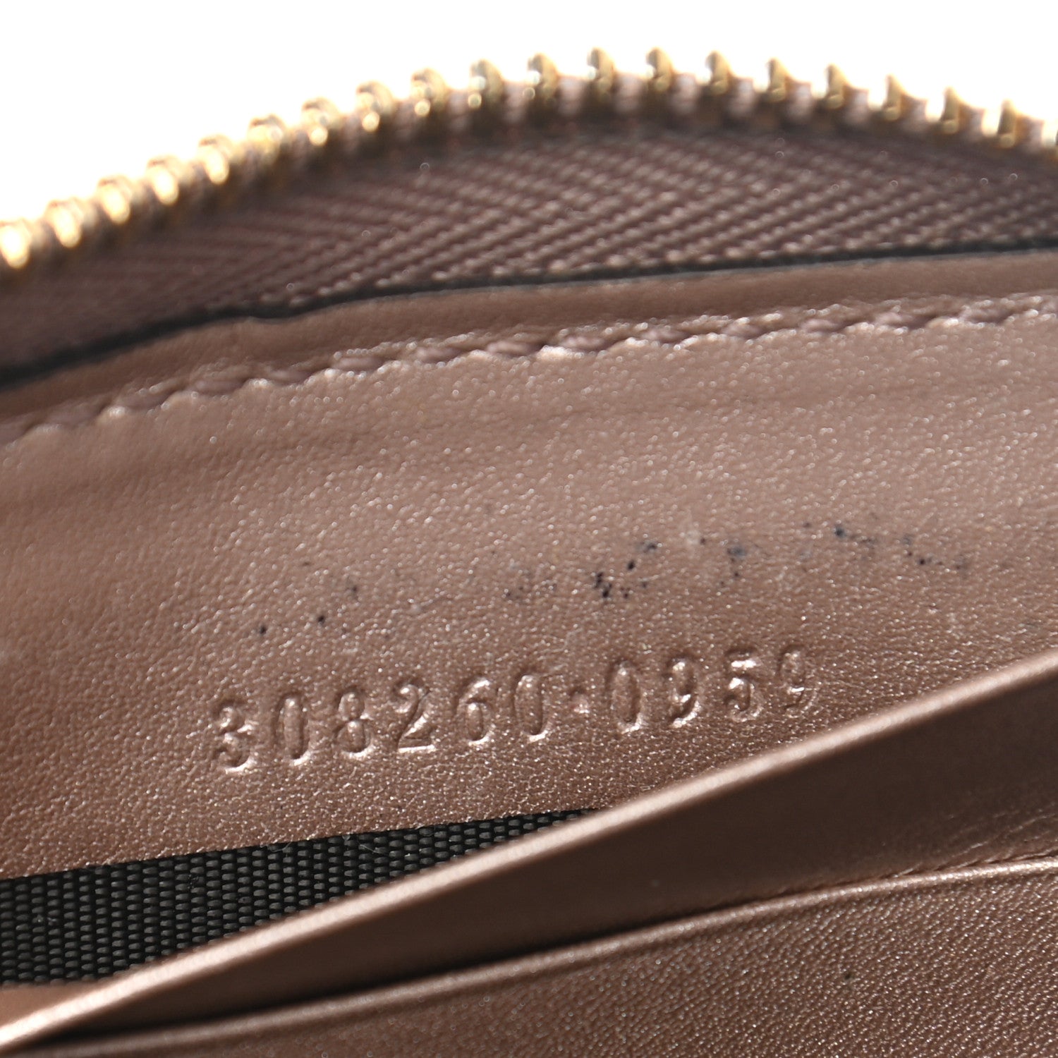 Gucci Metallic Microguccissima Zip Around Heart Wallet Pink 6 of 9