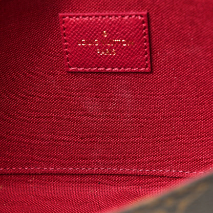 Louis Vuitton Monogram Pochette Felicie Chain Wallet Fuchsia 14 of 18