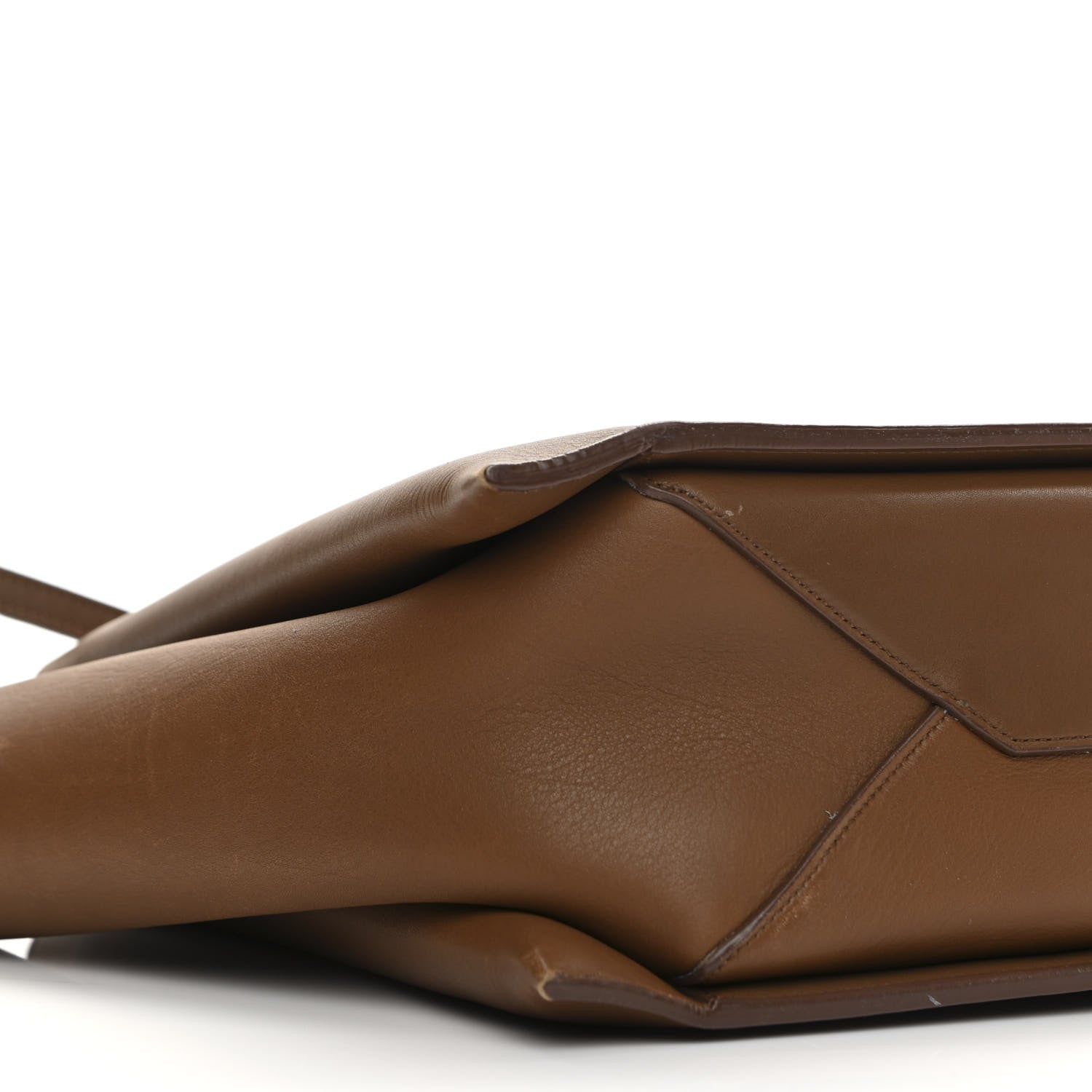 Celine Calfskin Medium Tri-Fold Bag Taupe 8 of 12