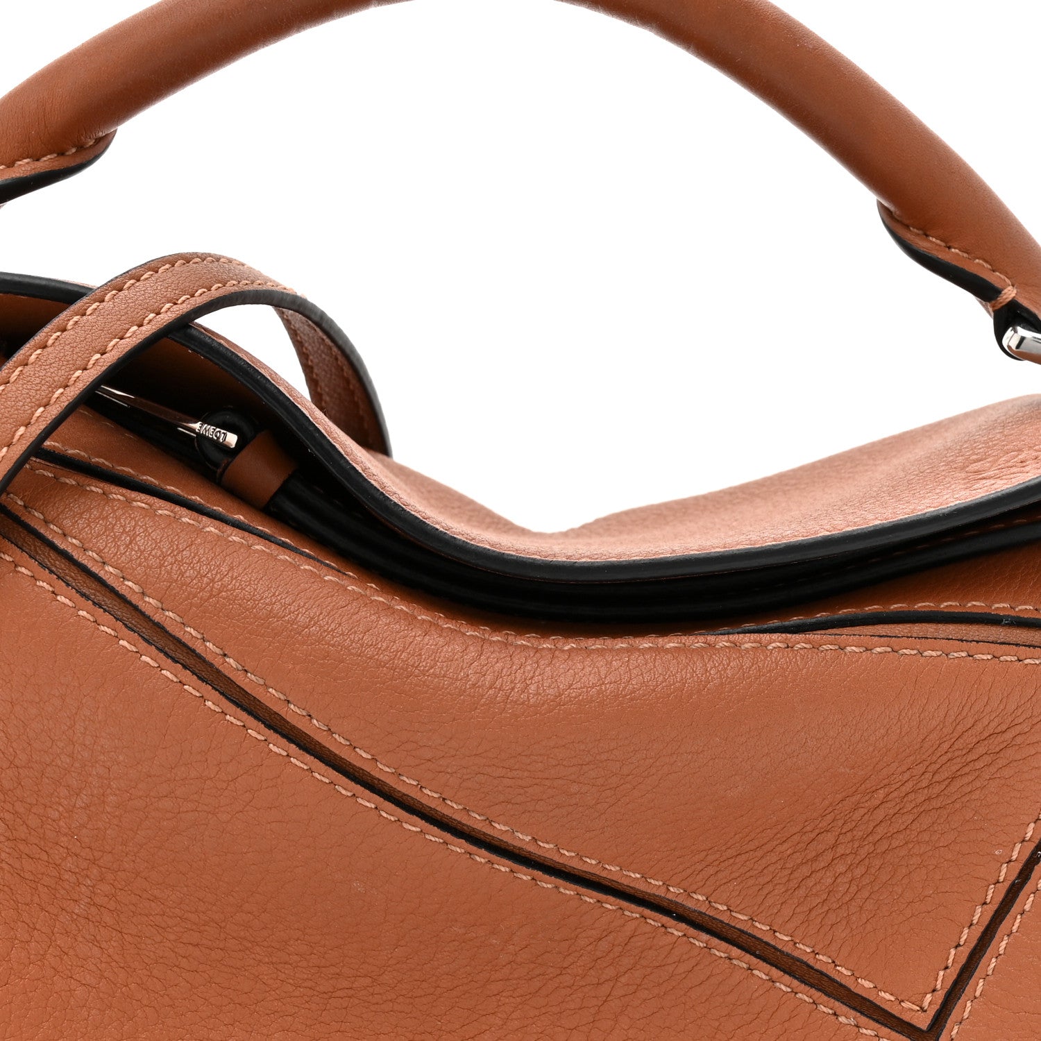Loewe Calfskin Mini Puzzle Bag Tan 8 of 13
