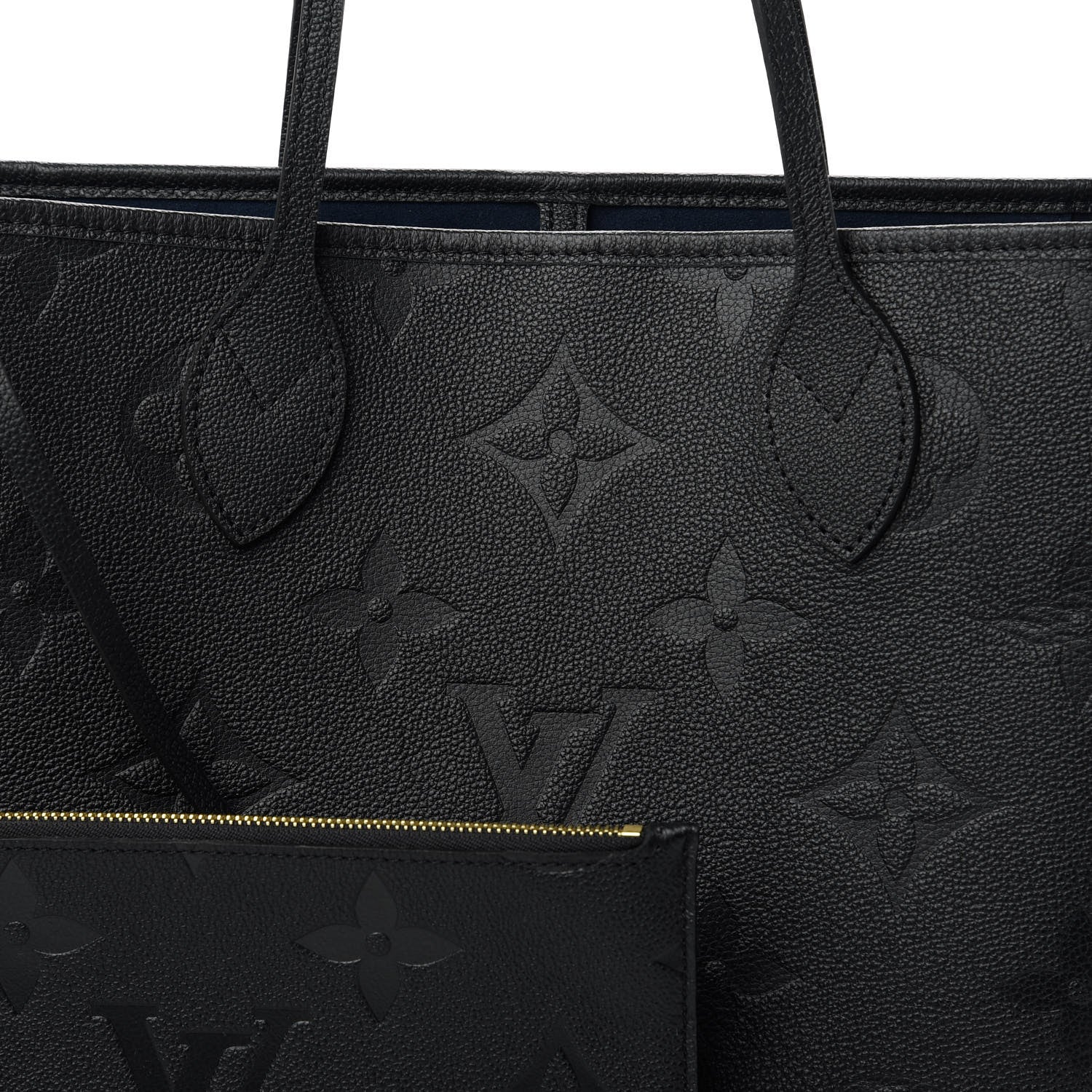 Louis Vuitton Empreinte Monogram Giant Neverfull MM Black 9 of 9
