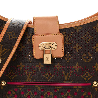 Louis Vuitton Monogram Perforated Musette Fuchsia 7 of 9