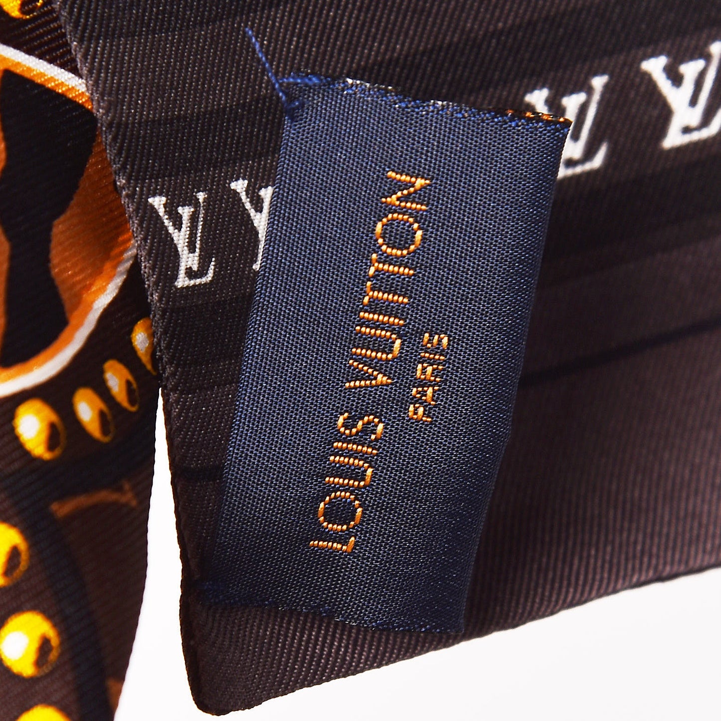 Silk Monogram LV World Bandeau Brown