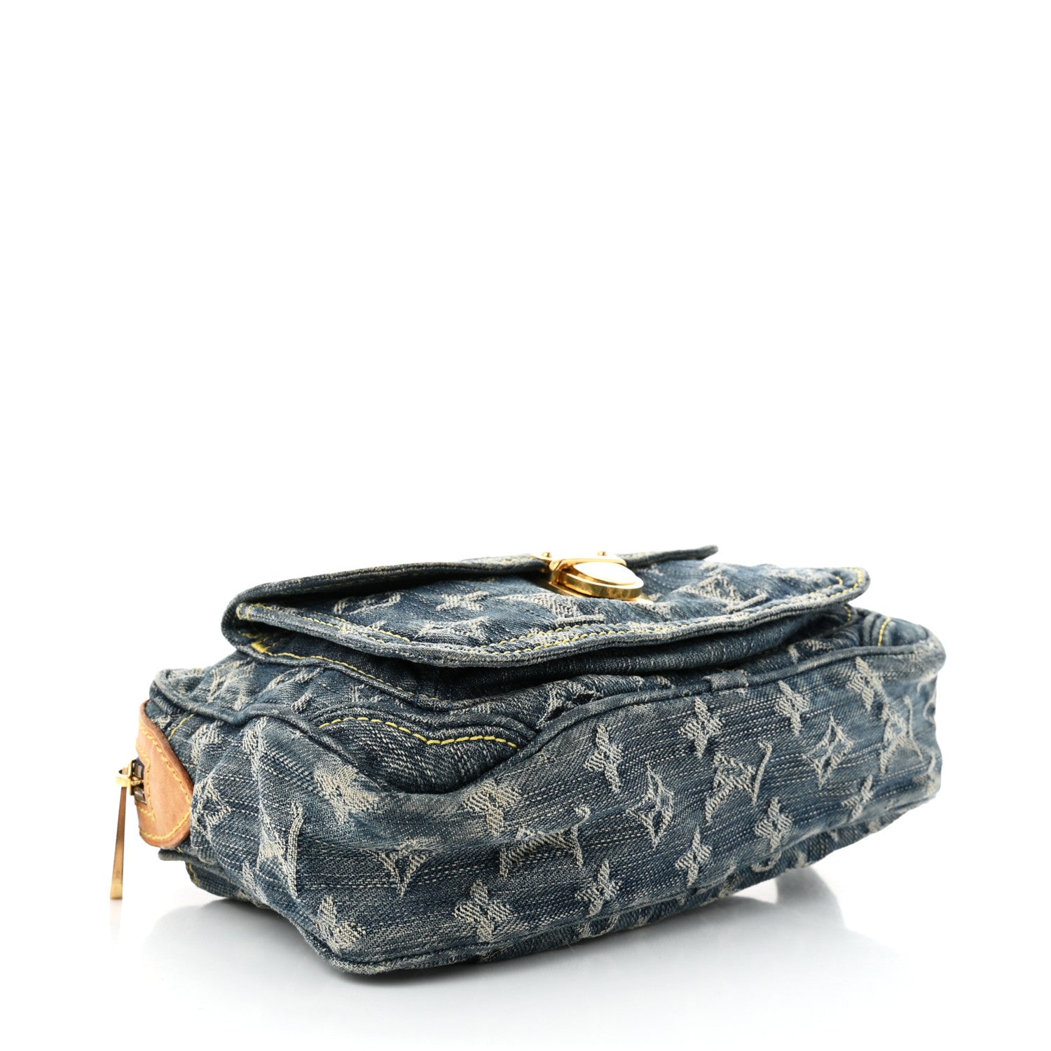 Louis Vuitton Monogram Denim Bum Bag Blue 4 of 12