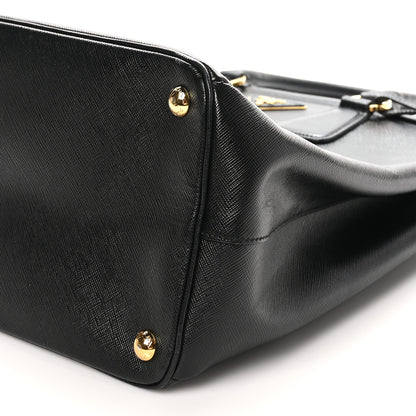 Prada Saffiano Lux Parabole Tote Black 9 of 9