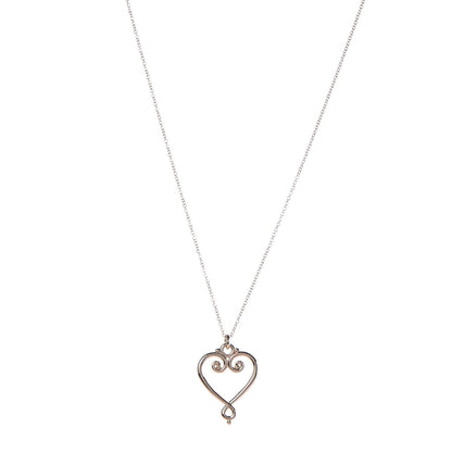 Tiffany 18K Rose Yellow Gold Paloma Picasso Venezia Goldoni Heart Pendant Necklace 1 of 7