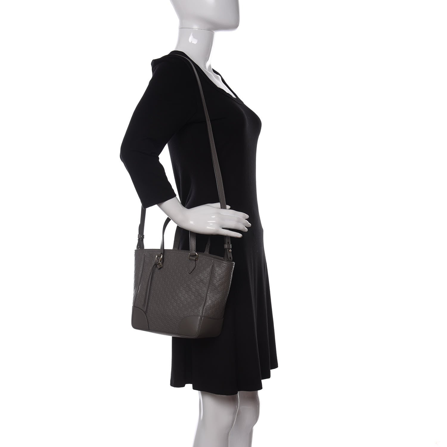 Gucci Microguccissima Small Bree Tote Graphite 2 of 11