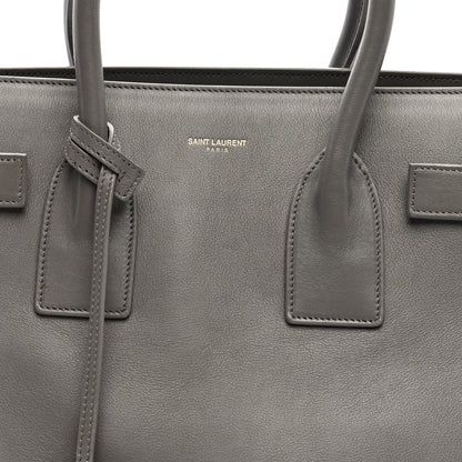 Saint Laurent Calfskin Small Sac De Jour Fog 8 of 11