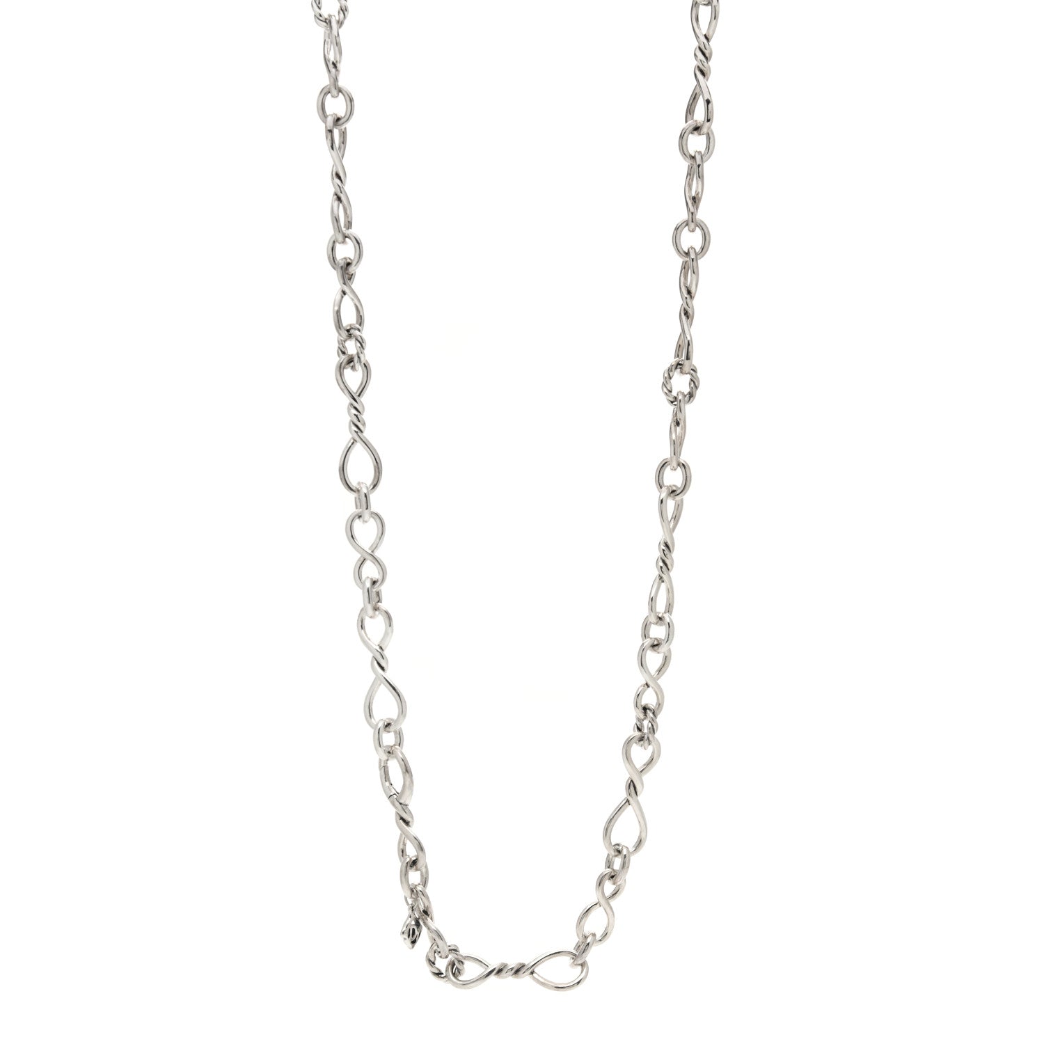 David Yurman Sterling Silver Medium Continuance Chain Necklace 1 of 4