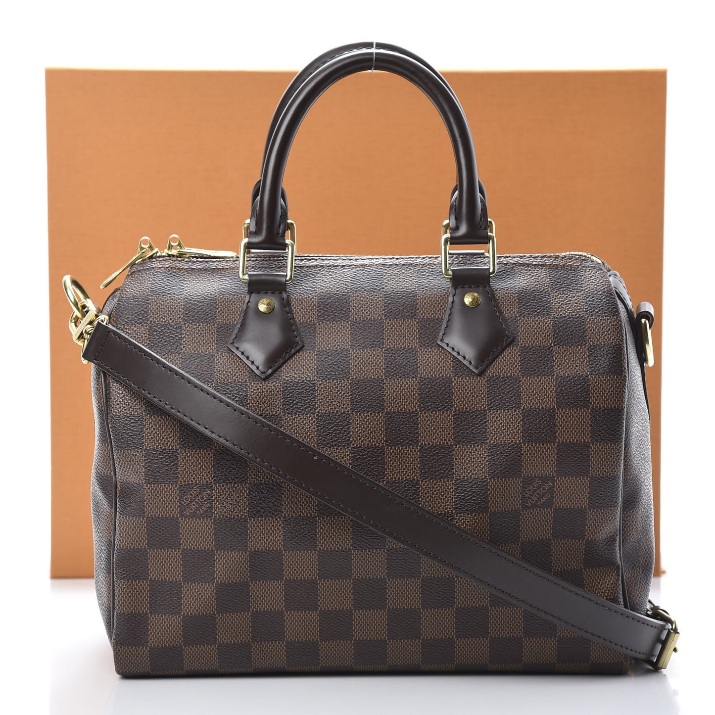 Damier Ebene Speedy Bandouliere 25