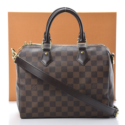 Louis Vuitton Damier Ebene Speedy Bandouliere 25 13 of 13