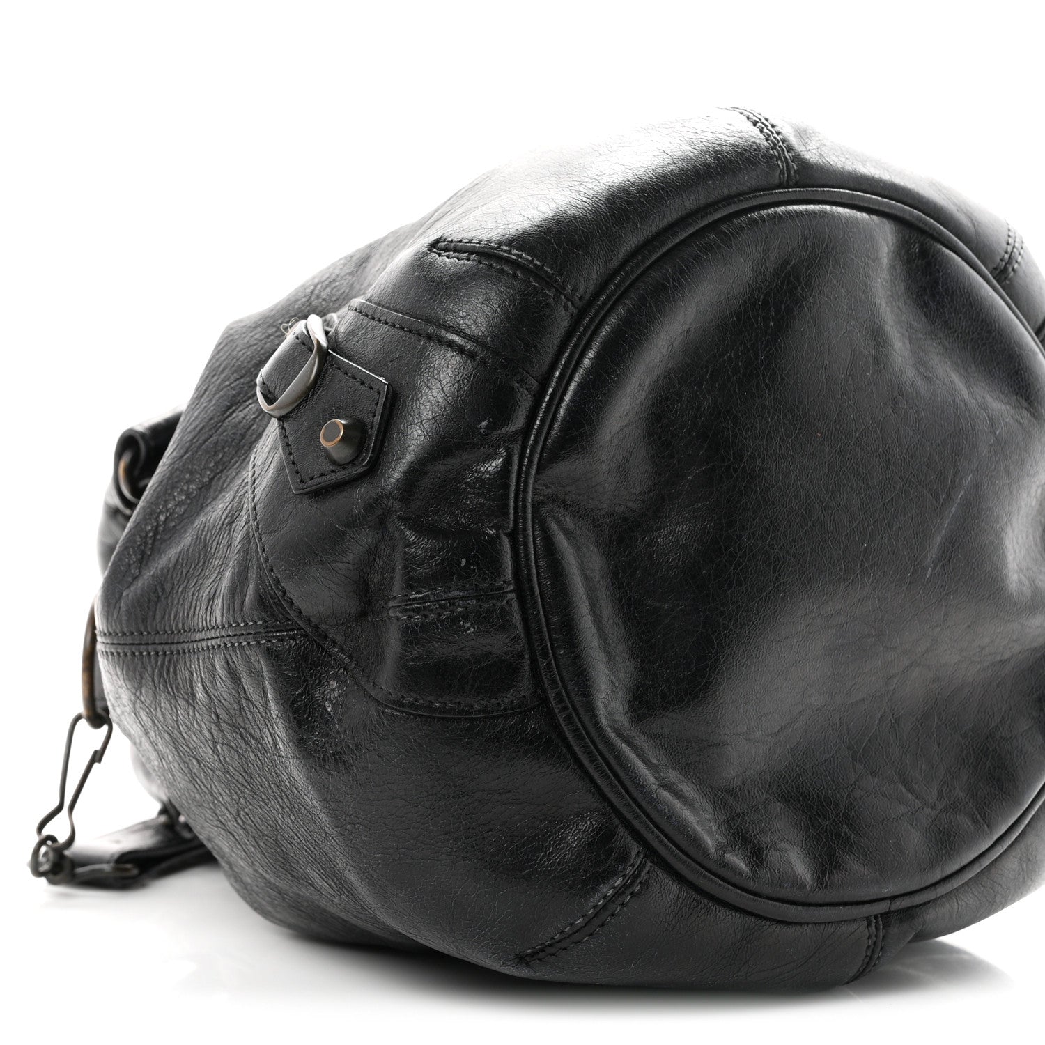 Balenciaga Agneau Classic Hardware Mini Pompon Dark Night 9 of 11