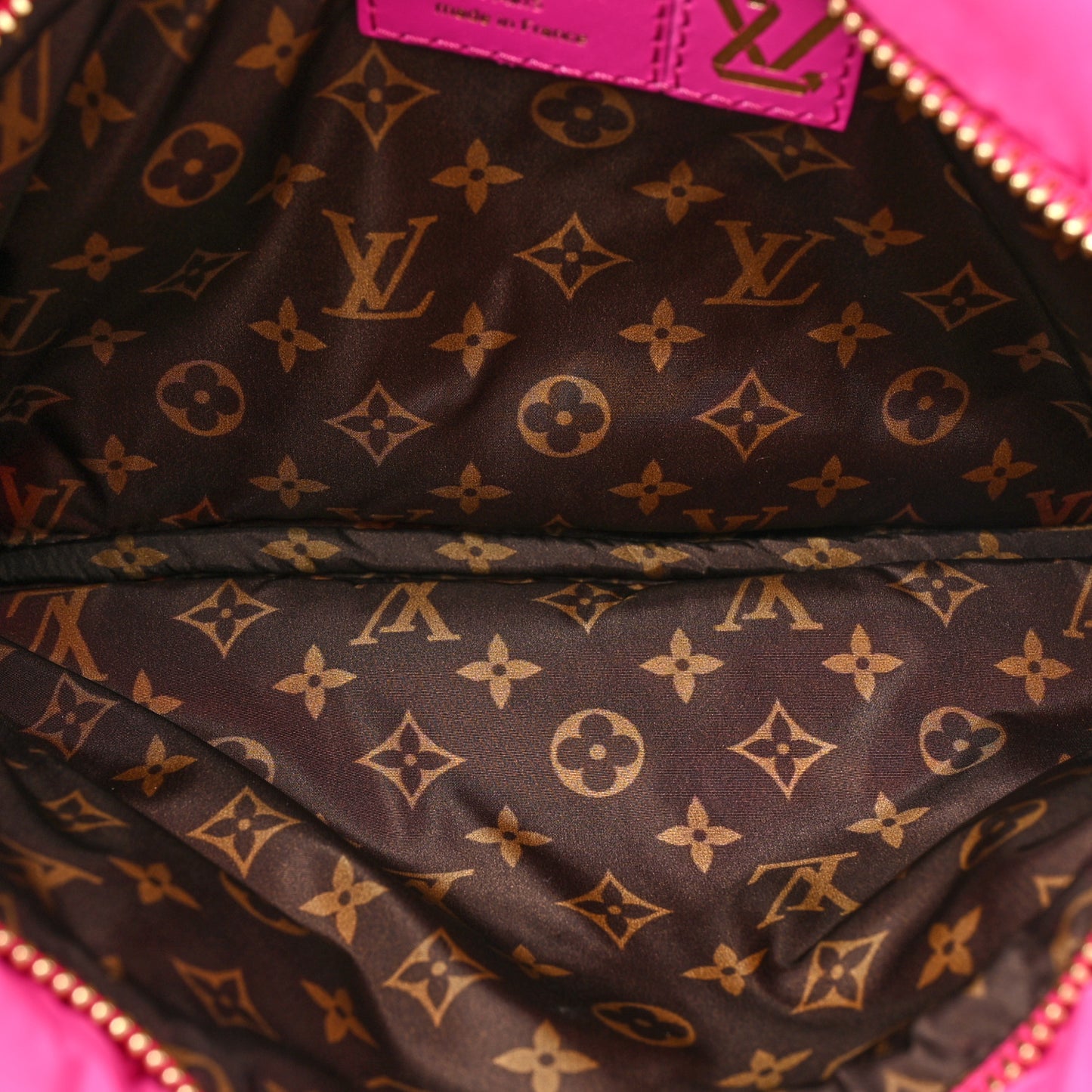 Econyl Monogram Pillow Maxi Multi Pochette Accessories Black Fuchsia
