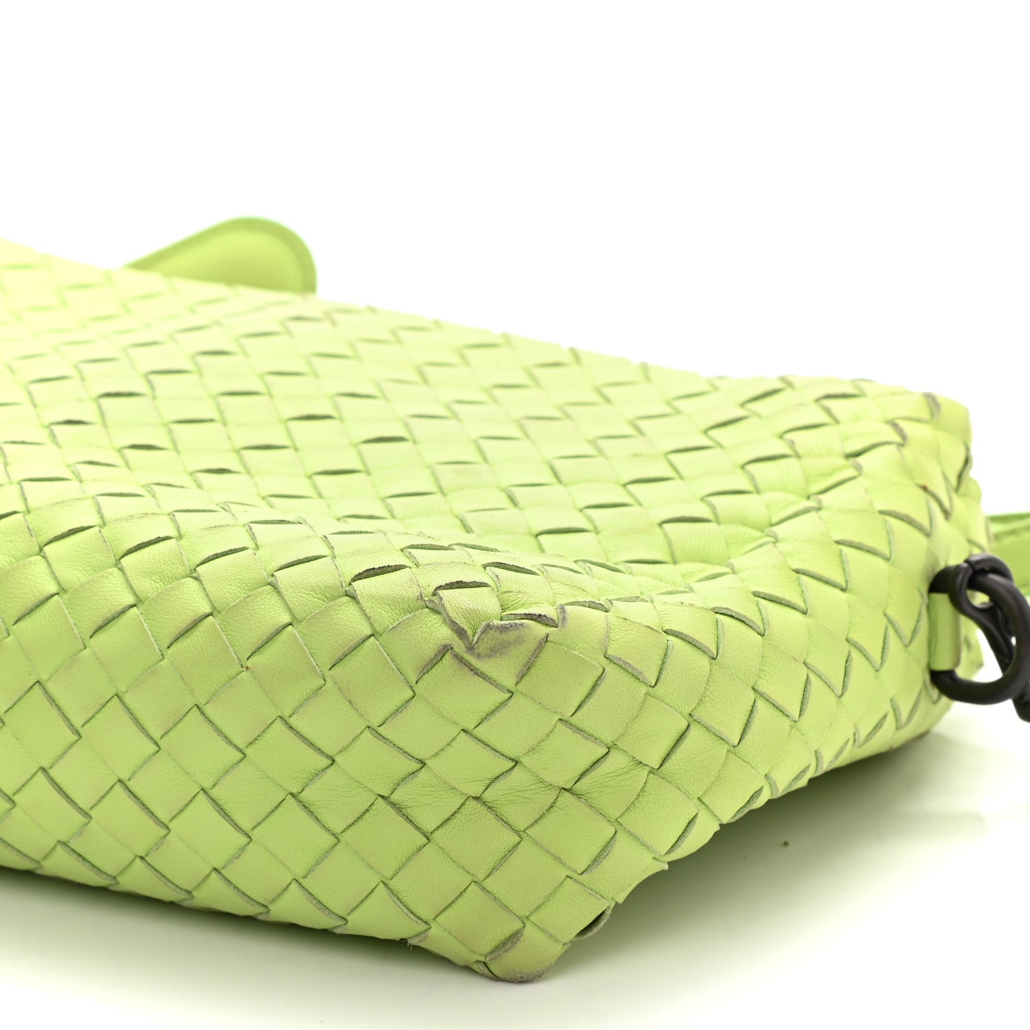 Bottega Veneta Nappa Intrecciato Crossbody Kiwi 11 of 15