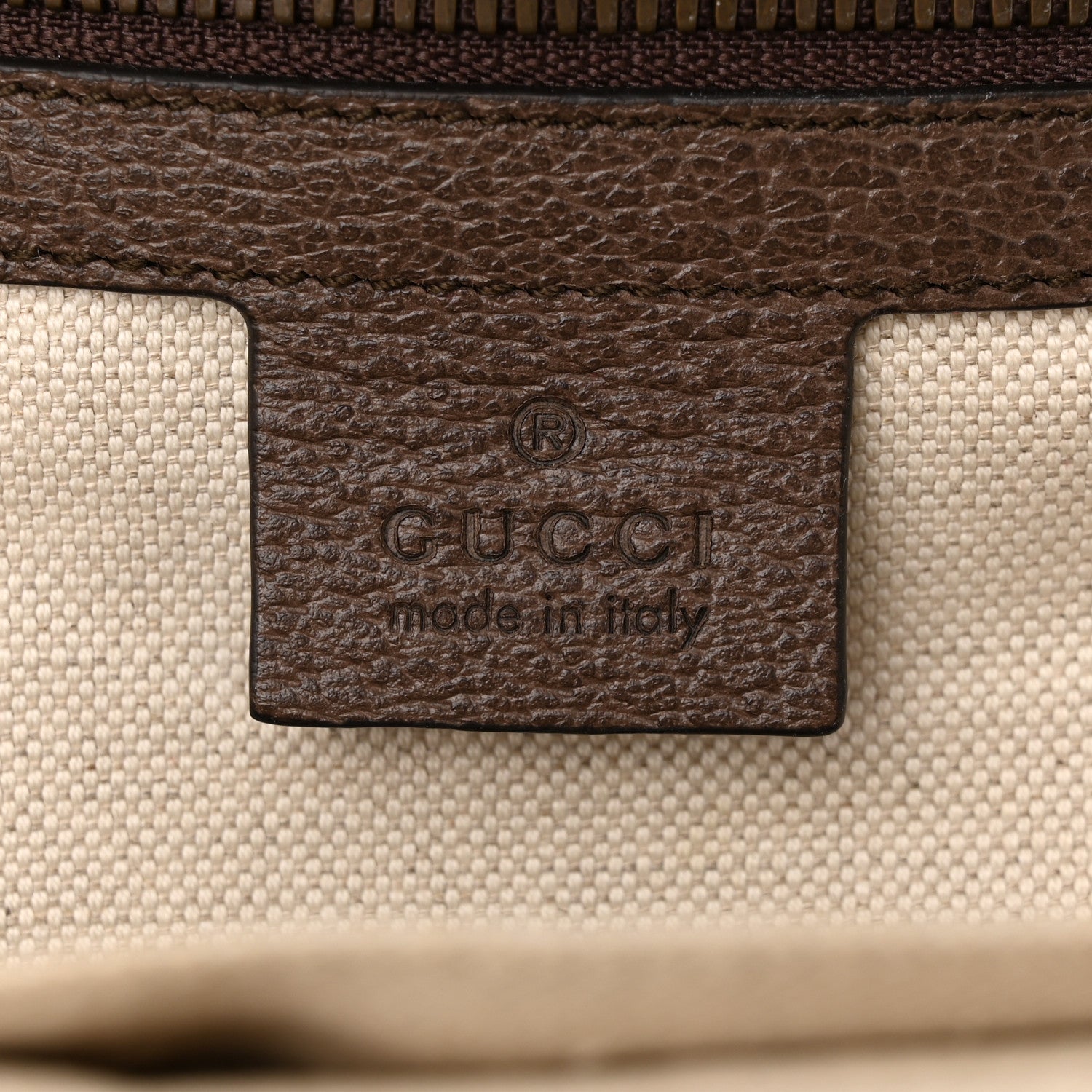 Gucci GG Supreme Monogram Calfskin Web Small Ophidia Day Backpack Beige Ebony New Acero 6 of 10