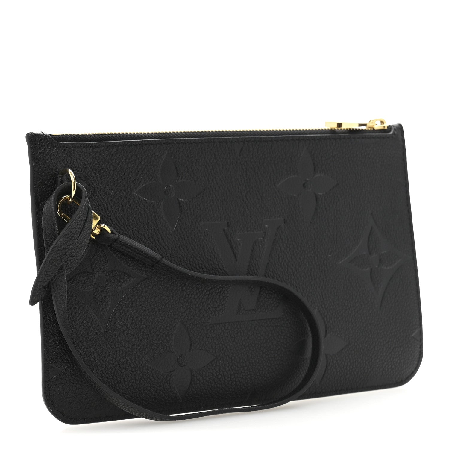 Louis Vuitton Empreinte Monogram Giant Neverfull MM Pochette Black 3 of 7