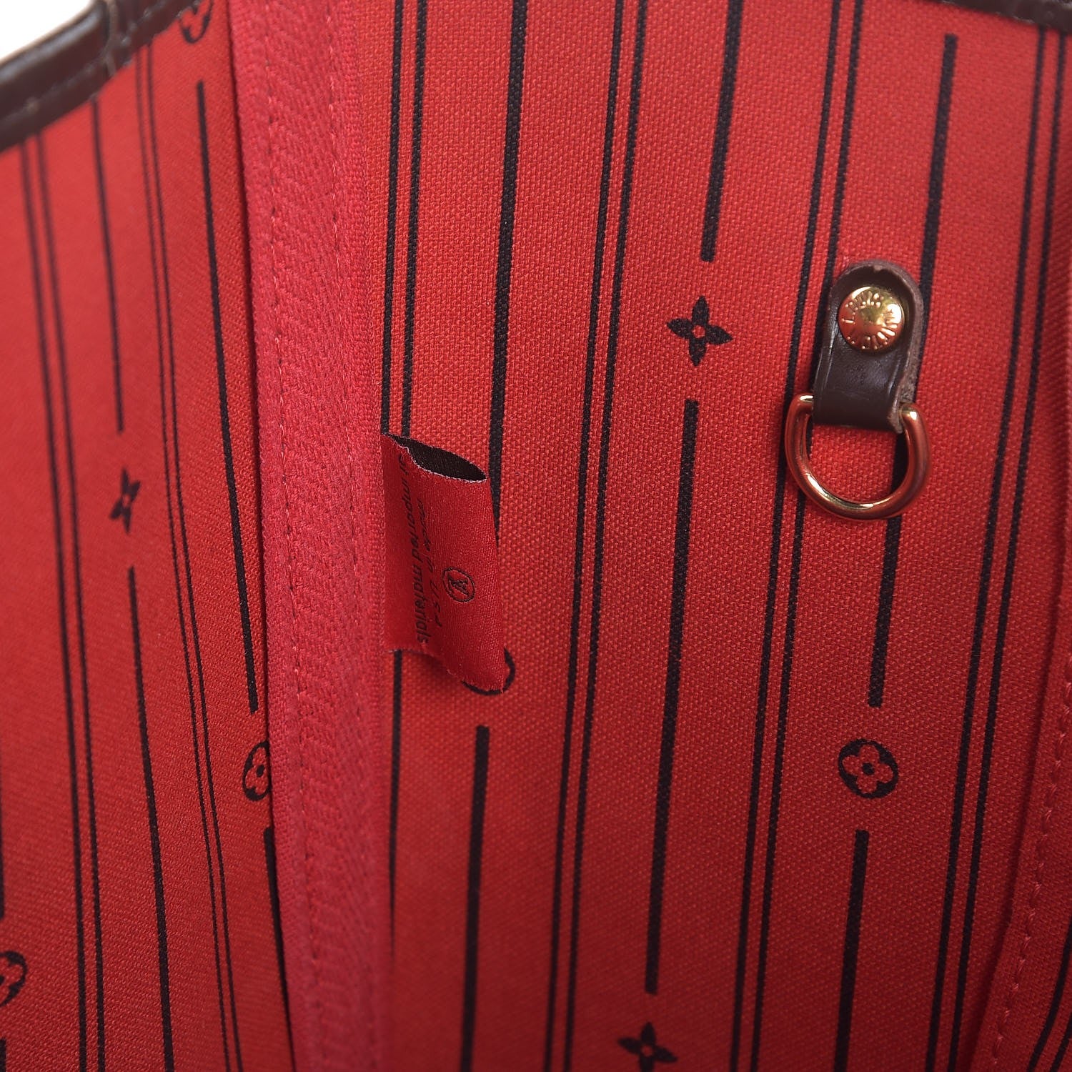 Louis Vuitton Damier Ebene Neverfull MM 7 of 8