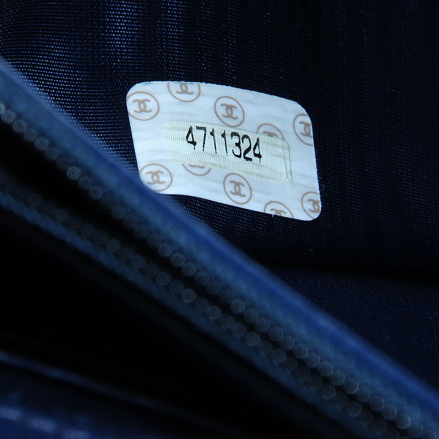 Chanel Denim Wallet on Chain WOC Blue 8 of 8