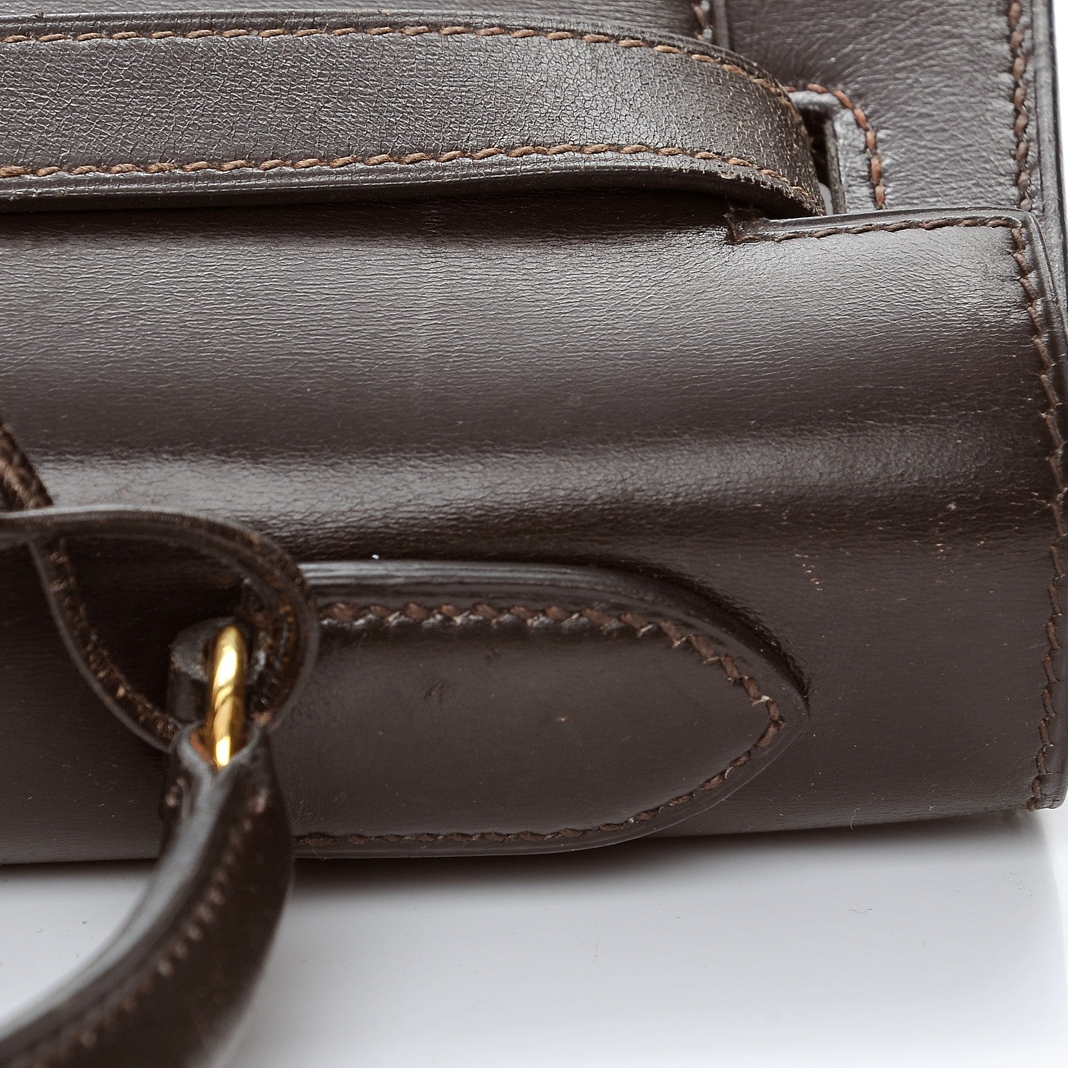 Hermes Box Kelly Sellier 32 Chocolate 12 of 30