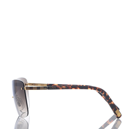 Louis Vuitton Damier Sunglasses Z0607U Gold 3 of 8