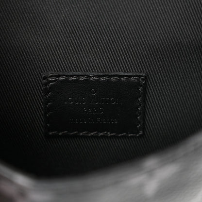 Louis Vuitton Monogram Eclipse Saumur Slingbag Black 6 of 10