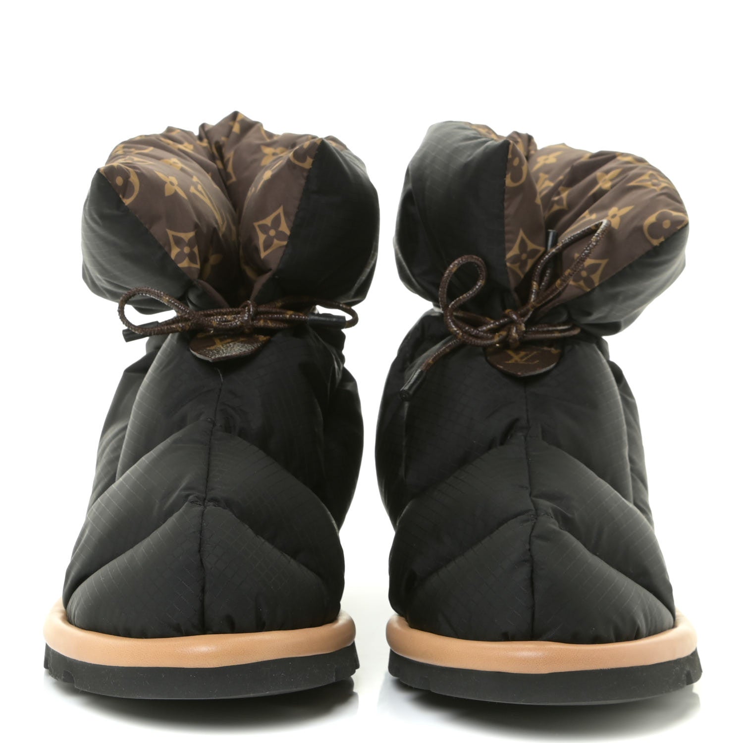 Louis Vuitton Nylon Monogram Pillow Comfort Ankle Boot 40 Black 2 of 14